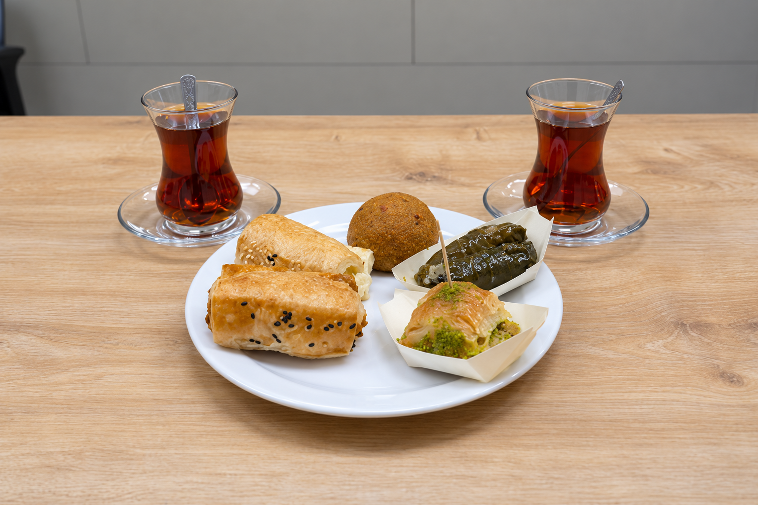 Tea and a little of everything